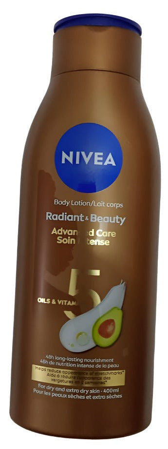 Nivea Radiant & Beauty Advanced Care Body Lotion 400ML, Brown | KHE16a
