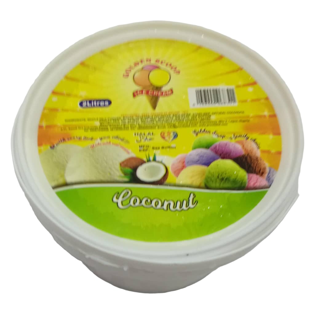 Golden Scoop Ice Cream, Coconut 2Litres | PVT26a