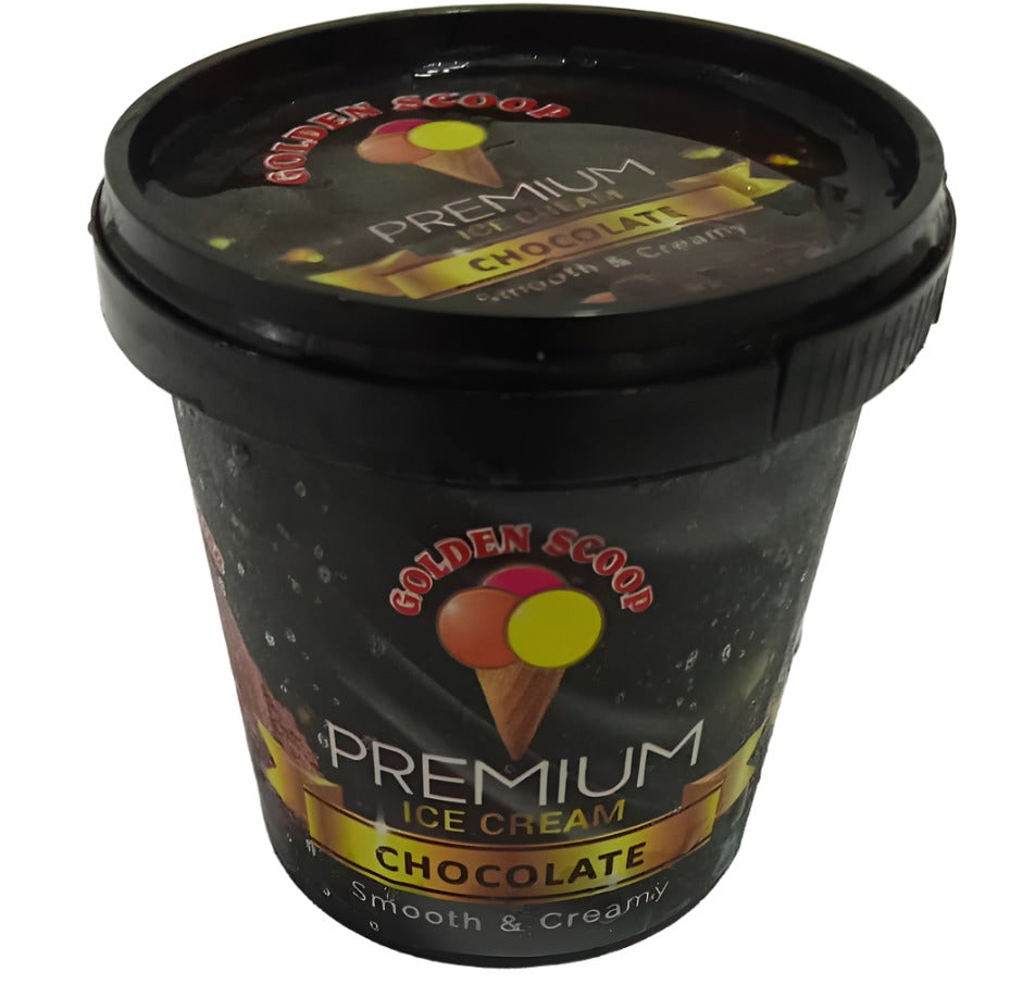 Golden Scoop Premium Chocolate Ice Cream| PVT39a