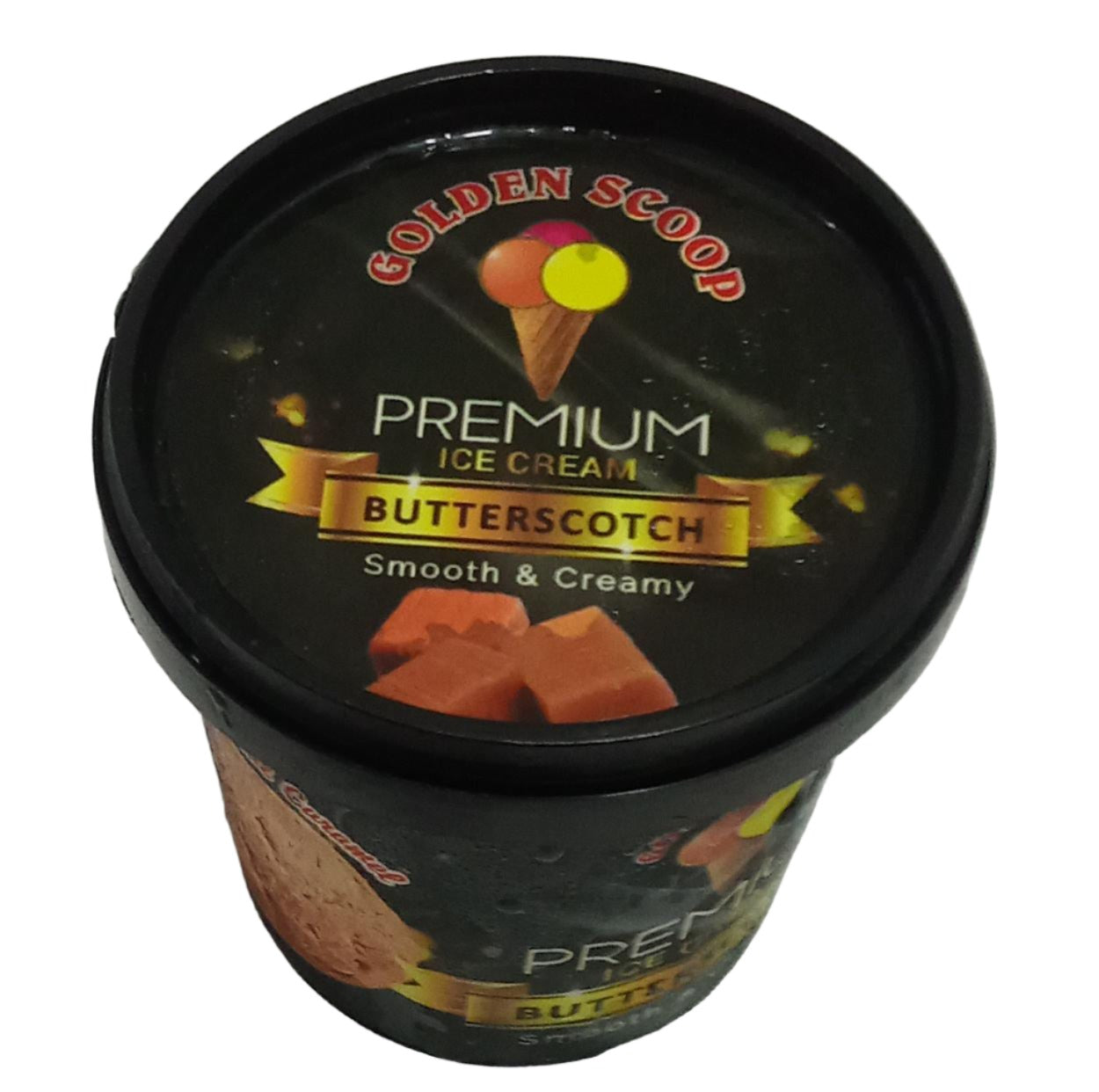 Golden Scoop Premium Butterscotch Icecream | PVT42a