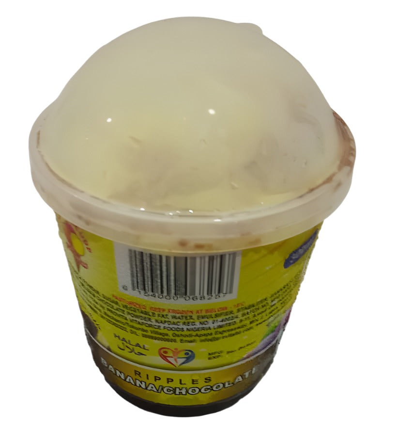 Golden Scoop Ice Cream, Banana/Chocolate 300ml Ripples | PVT10a