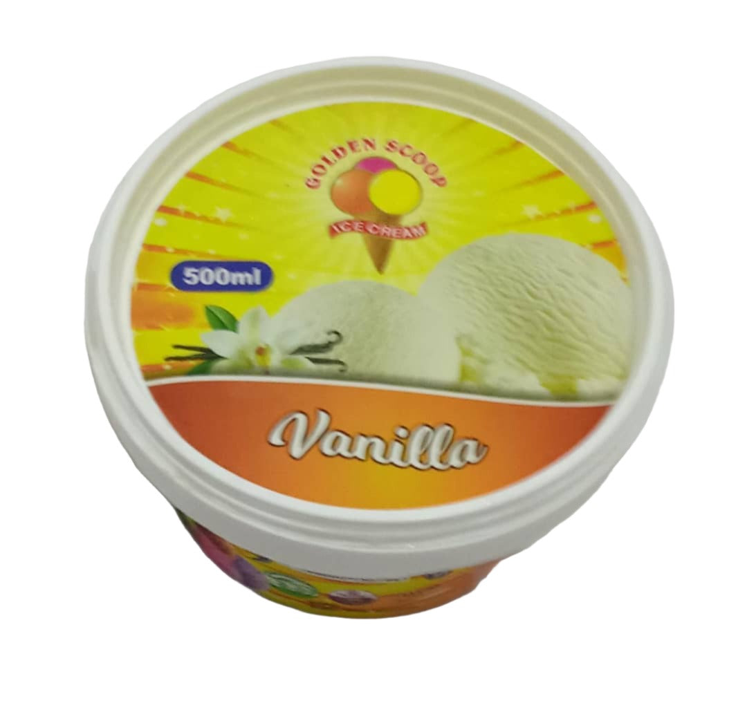 Golden Scoop Ice Cream, Vanila 500ml | PVT11a