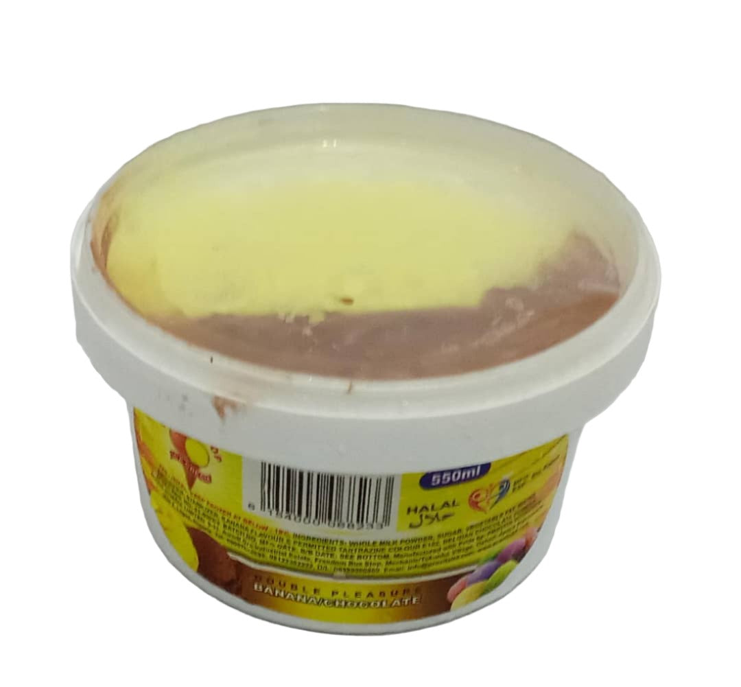 Golden Scoop Ice Cream, Banana/Chocolate 550ml (Dp) | PVT17a