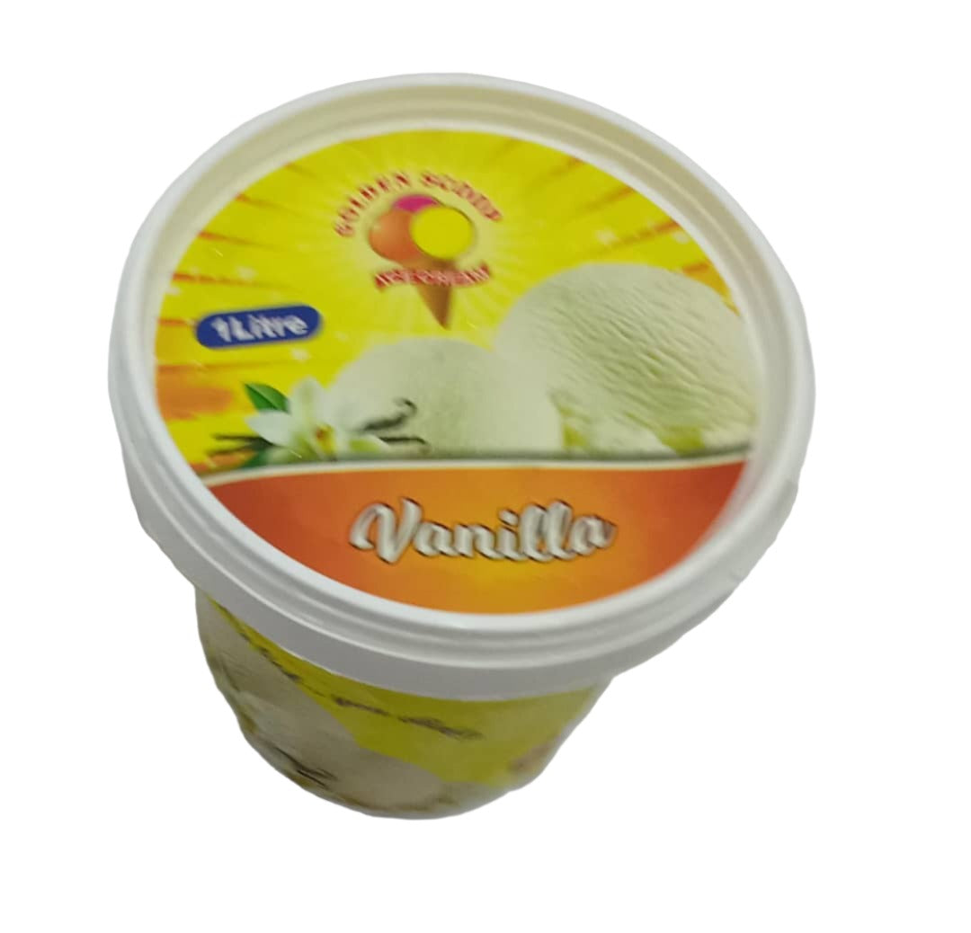Golden Scoop Ice Cream, Vanila 1Litre | PVT18a