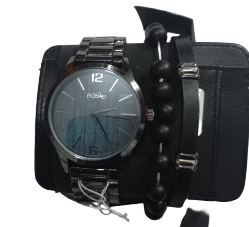 Super Classy Wristwatch and Bangle Set for Men | BLTN85