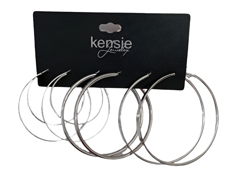 Kensie Jewelry Earing Set (Includes 3 Pairs of Earing) | BLTN17