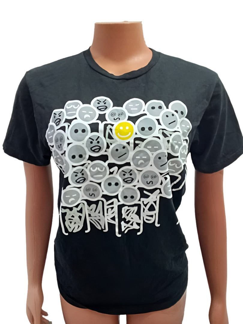 Smiley Face Polo T-Shirt (Unisex) | GWDL26