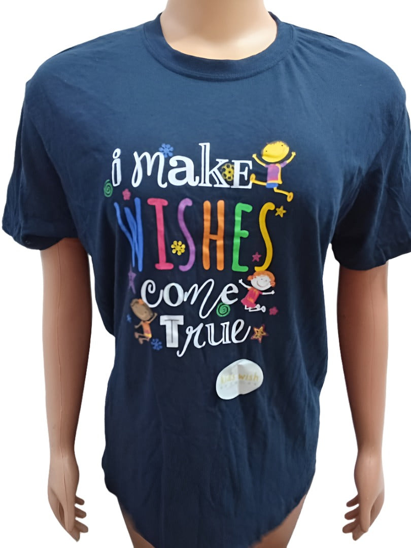 Make Wishes Come True Blue Polo T-Shirt (Unisex) | GWDL13