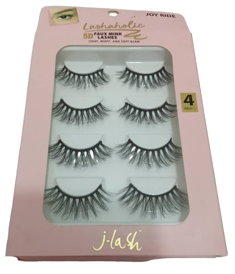 Joy Ride Lashaholic 5D Faux Minx Lashes (4 Pairs) | BLTN55