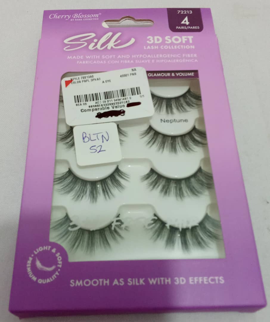 Cherry Blosson Silk 3D Soft Eyelashes (4 Pairs) | BLTN52