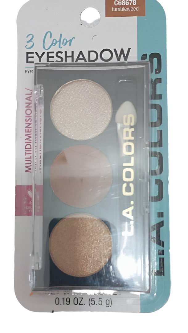 LA Colors Eyeshadow, 3 Colors Kit (Tumbleweed C68678) | DLTR66