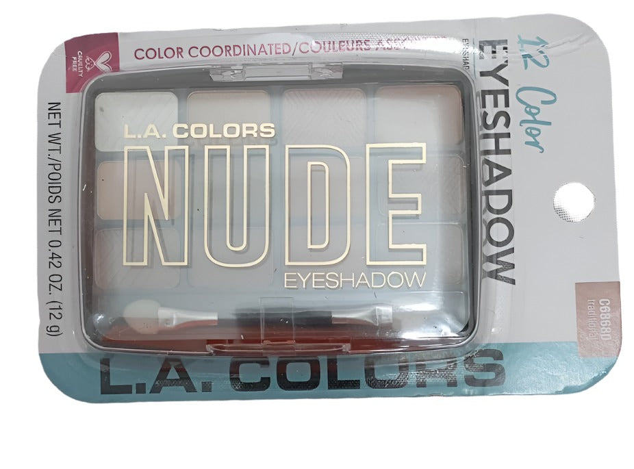 LA Colors Eyeshadow, 12 Colors Kit (Traditional C68680) | DLTR70