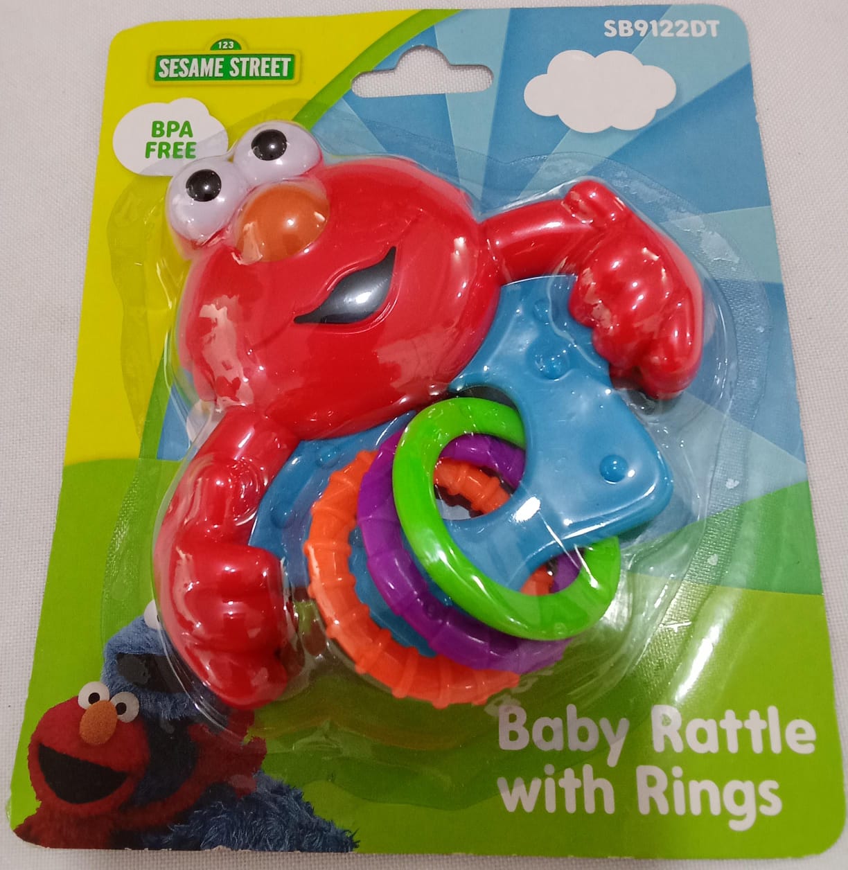 Sesame Street Toy (Red Elmo and Blue Elmo) for Kids, Blue | DLTR30b
