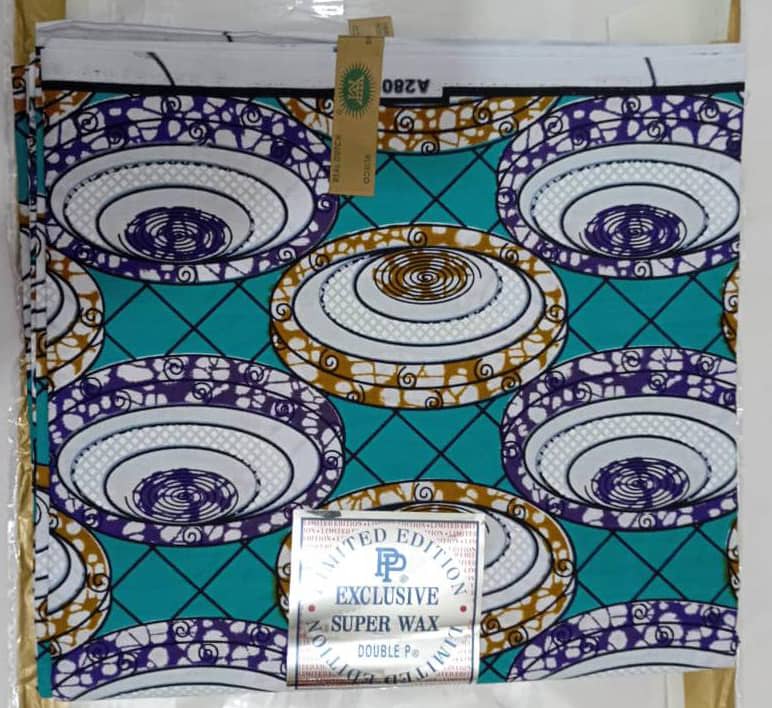 Suprior Quality Hollandais Vlisco (Hollandaise), 6 Yards/Piece | WHM603M6125B