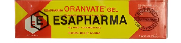 Esapharma Oranvate Gel 30g, Yellow | BSE24a