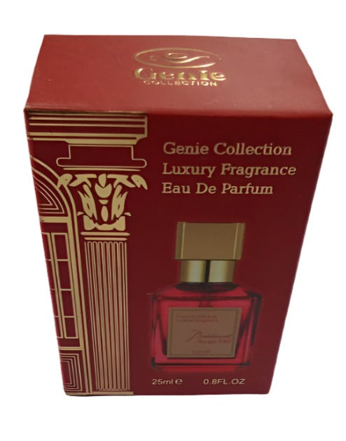 Bakkarat Rouge 540 Extrait Luxury Fragrance Genie Collection Eau De Parfum 25ML, Red| TNB18c