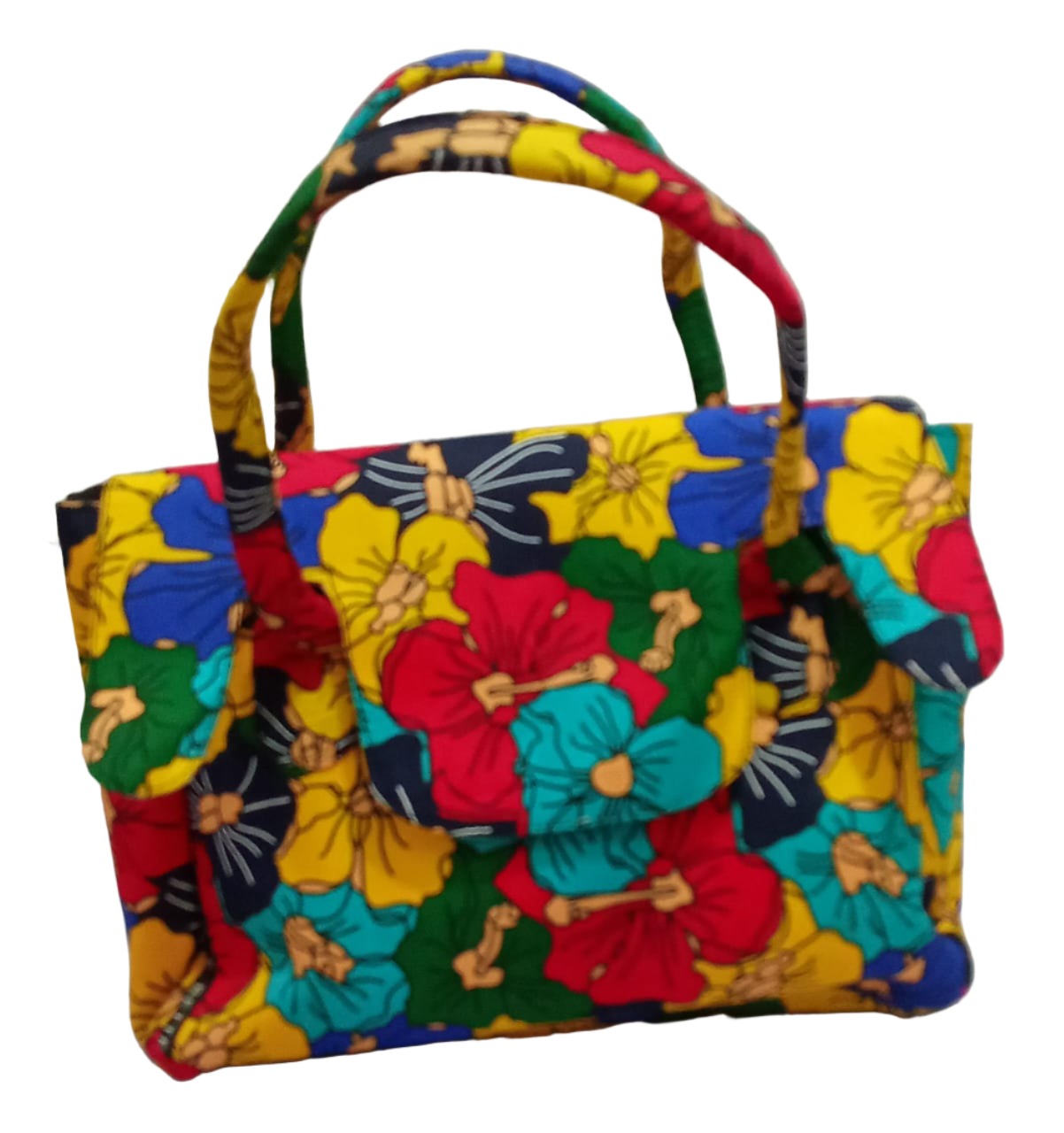 Ankara Madam Hand Bag, Multi Colour | BST11a