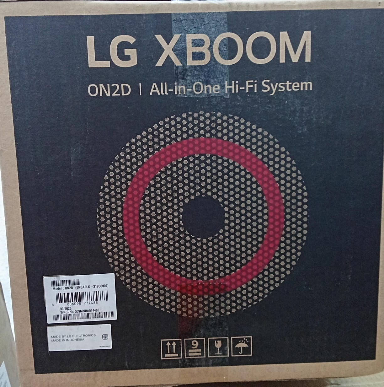 LG XBOOM ON2D 100W All in One Hi-Fi System, CD/DVD Playback | FNL13a