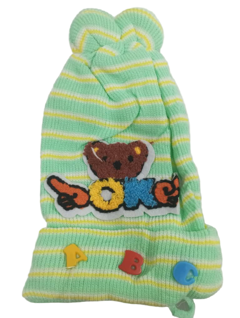 Natural & Comfortable Baby Cap with Sigle Horn, Lemon | NMD5b