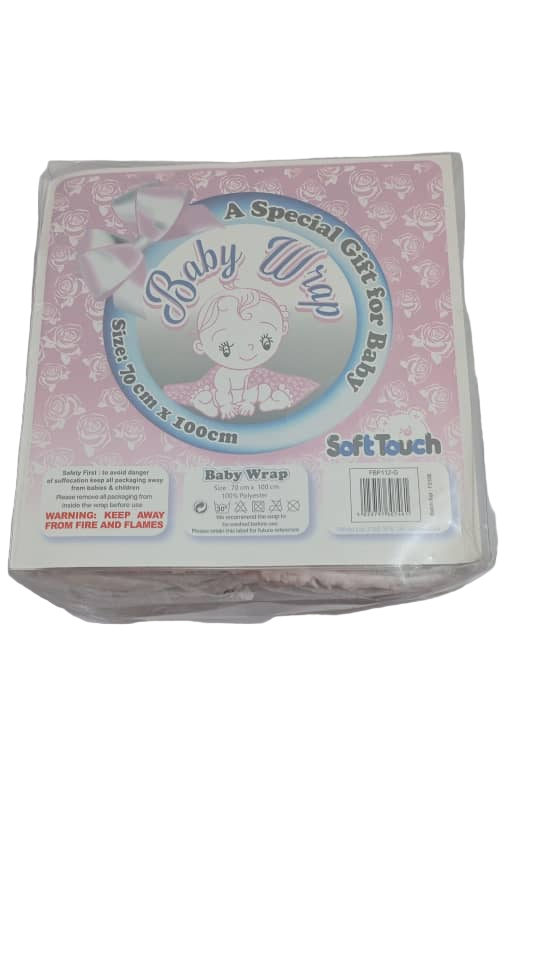Baby Wrap Soft Touch Baby Blanket, Gray | NMD1e