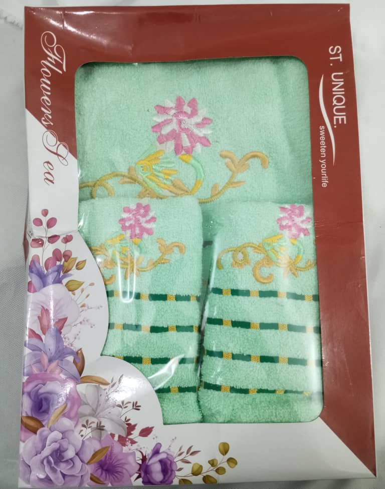 3in1 Baby ST. Unique Boutique Towel Series, Green| GOM16c