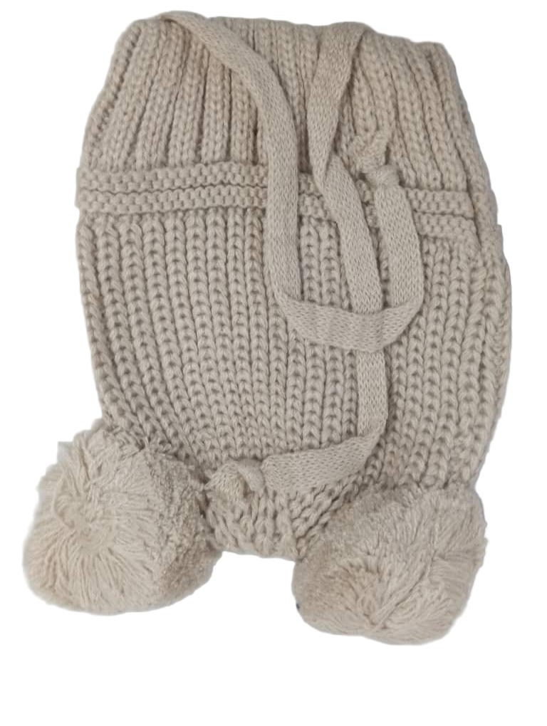 Fluffy Baby Cap, Brown  | GOM31c