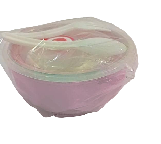 3in1 Baby Feeding Plate, Pink | GOM32a