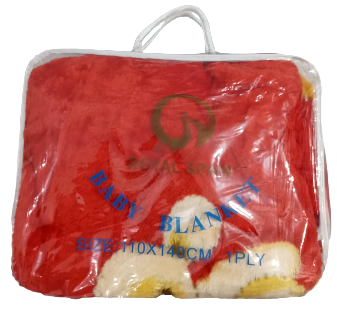 Royal Spain Baby Blanket, Red | GOM35b