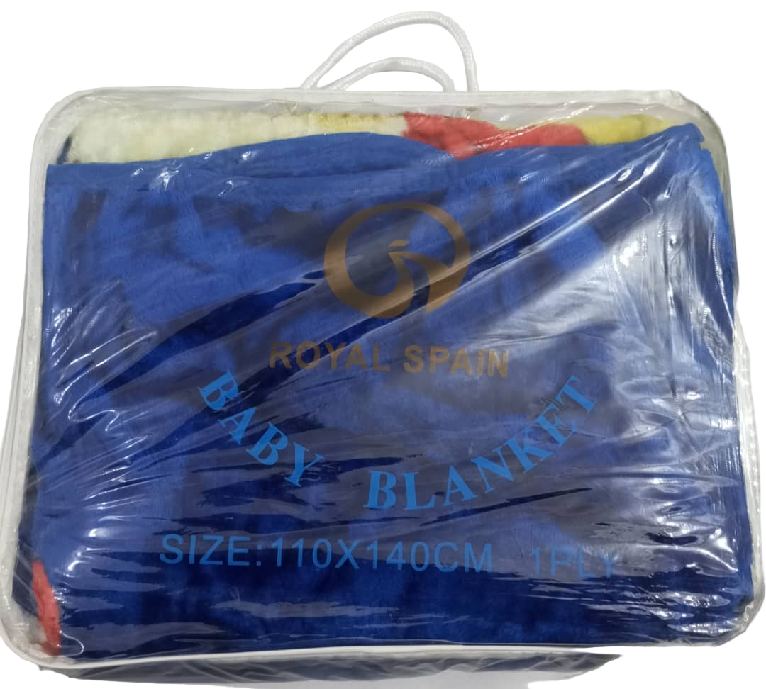Royal Spain Baby Blanket, Blue | GOM35c