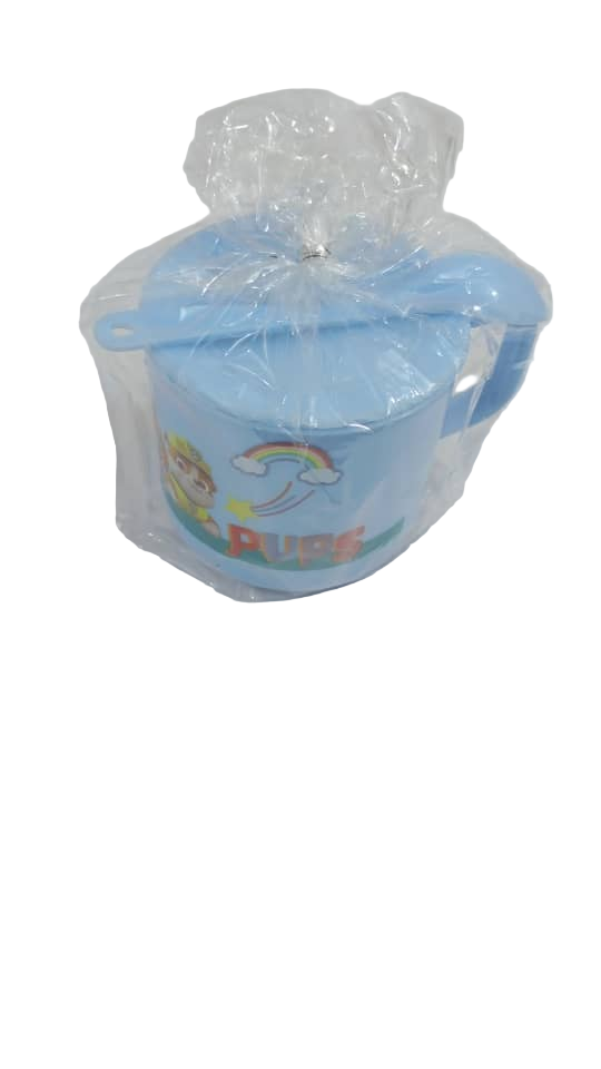 Affordable Kids Cup with Spoon, Blue | GOM41d