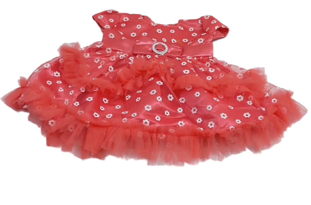 Beautiful Baby Gown , Pink| VBK1e