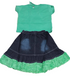Beautiful Baby Up and Down Dress, Green| VBK2a