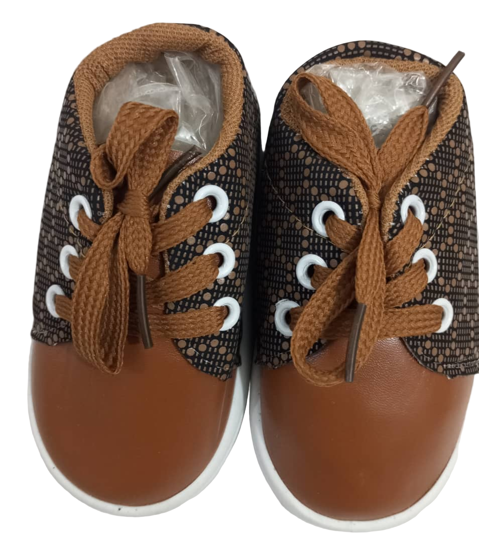 Beautiful Baby Sneakers Unisex, Brown | RSE11c