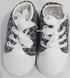 Beautiful Baby Sneakers Unisex, White and Black | RSE11d