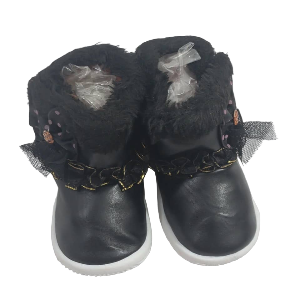 Baby Girls Boot, Black | RSE3d