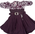 Beautiful Children's Gown with Belt, Purple| NBA2b