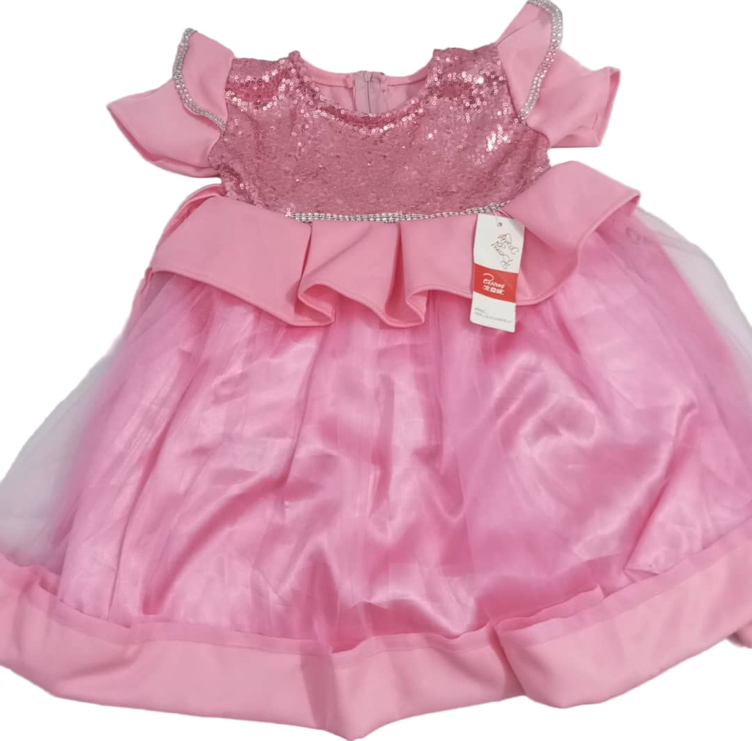 Beautiful Girls Gown, Pink | MJO3b