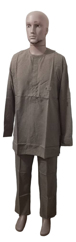 Classy Up and Down Long Sleeve Senator Wear For Men, Carton | KUA13a