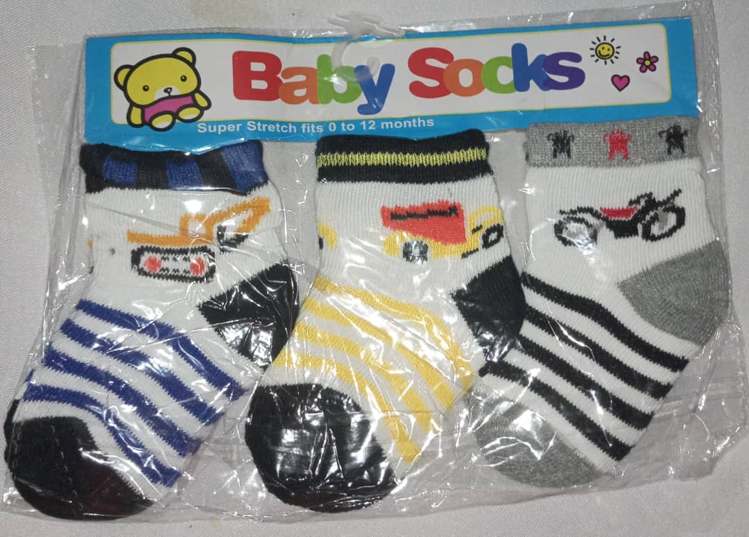 3in1 Baby Stylish Socks | GOM7d
