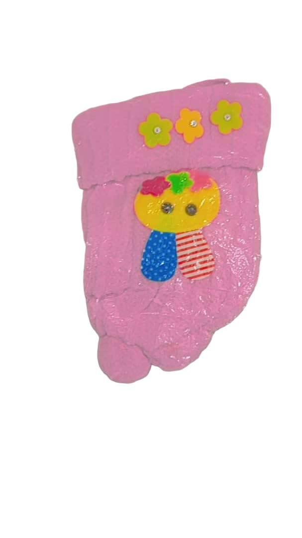 Teddy Bear Baby Cap, Pink | GOM28c
