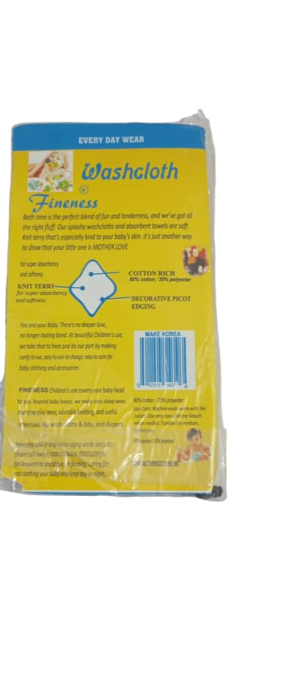 8in1 Baby Fineness Washcloth (Face Towel) | GOM49a
