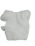 Fluffy Baby Cap, White  | GOM31b