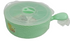 Baby Net Feeding Plate with Spoon, Green| GOM33b