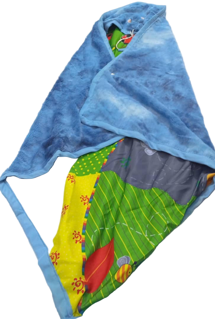 Green Grace Baby Blanket for Comfort and Durability, Blue | GOM42a