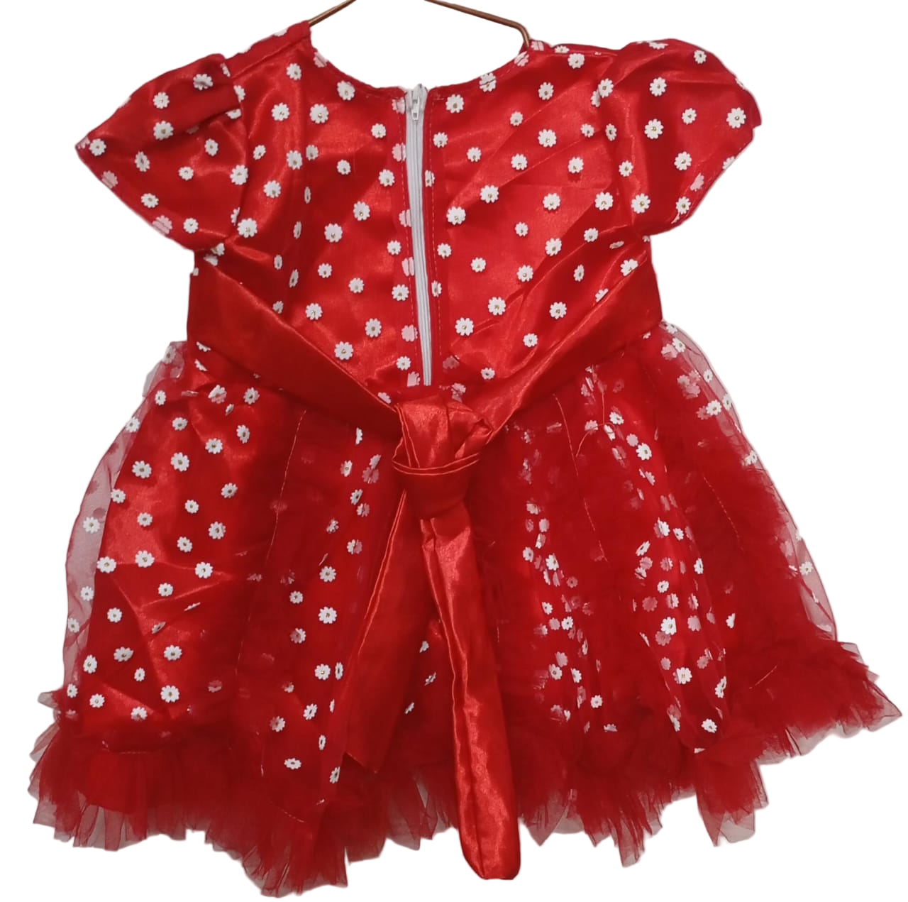 Beautiful Baby Gown, Red | VBK1c