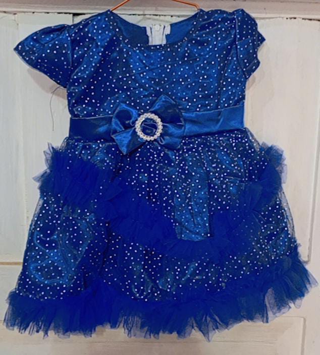 Beautiful Baby Gown, Blue| VBK1d