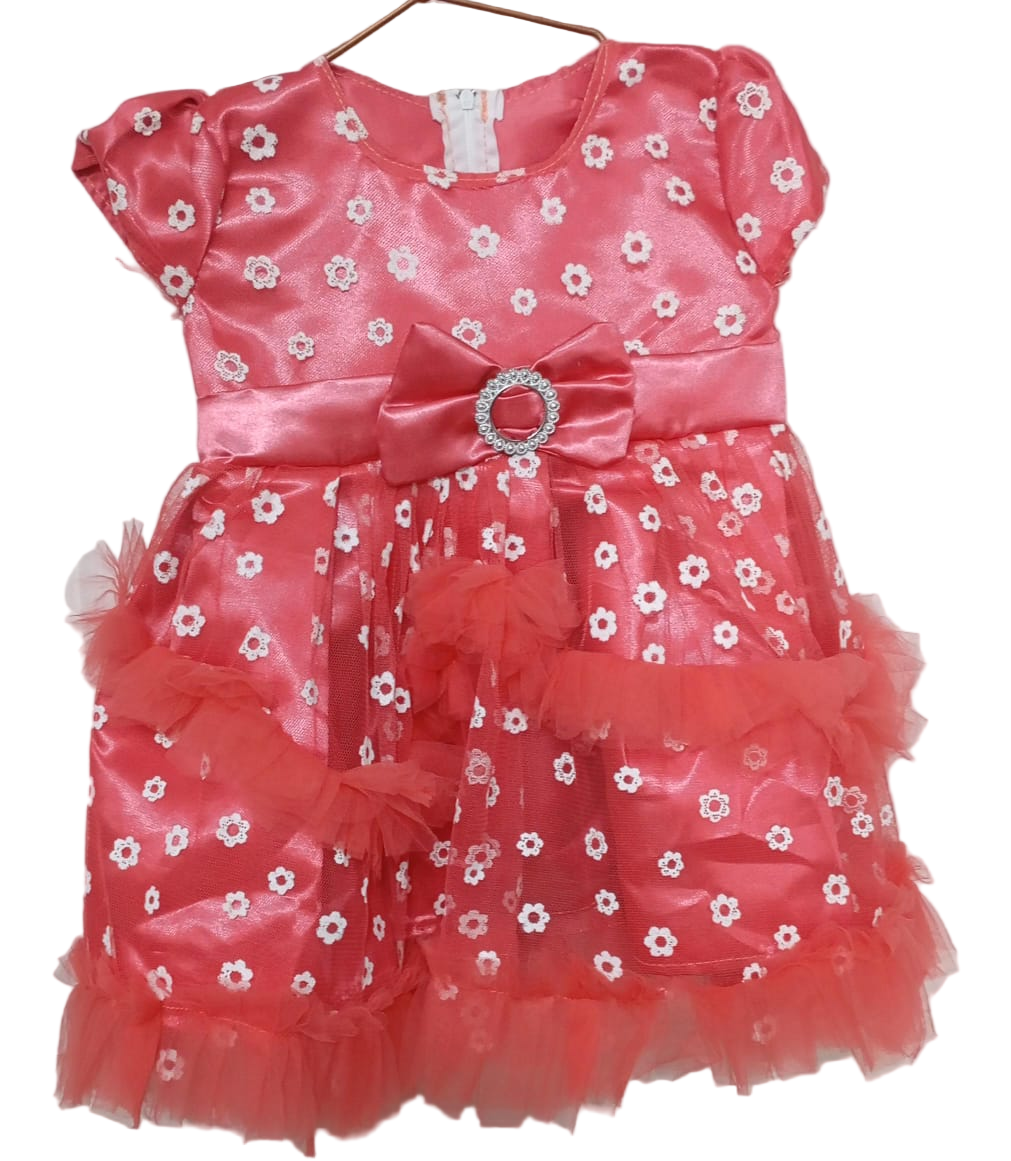Beautiful Baby Gown , Pink| VBK1e