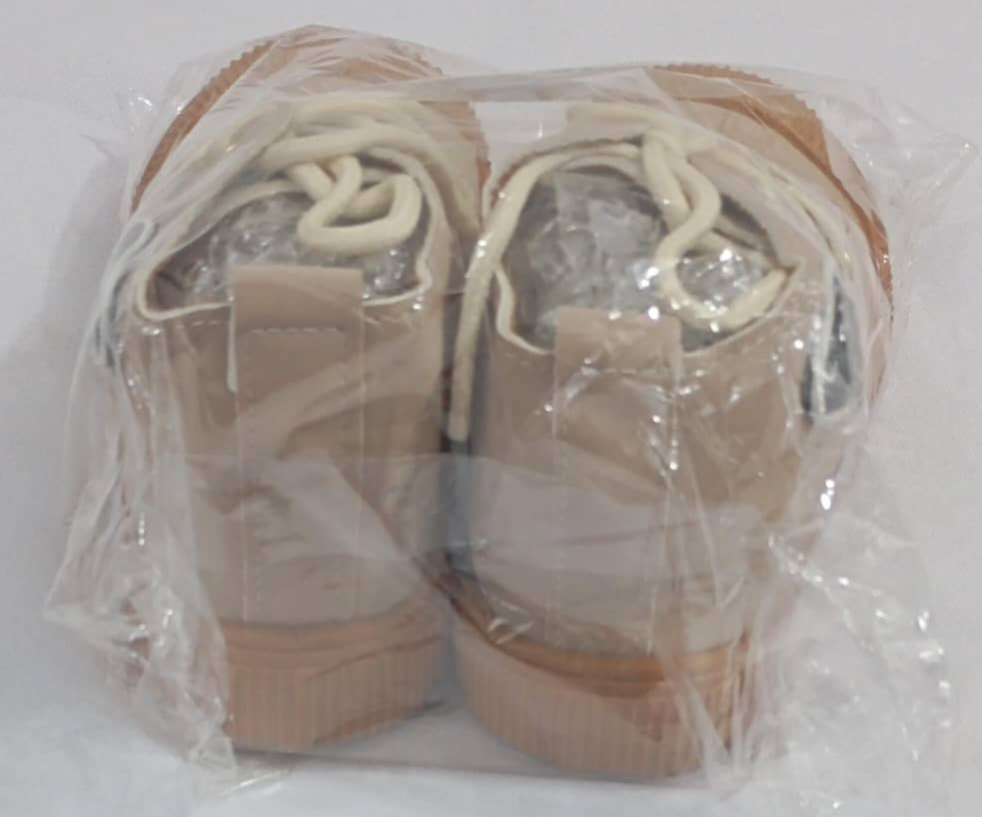 Baby Caterpillar Sole Shoe, Milky | RSE2a