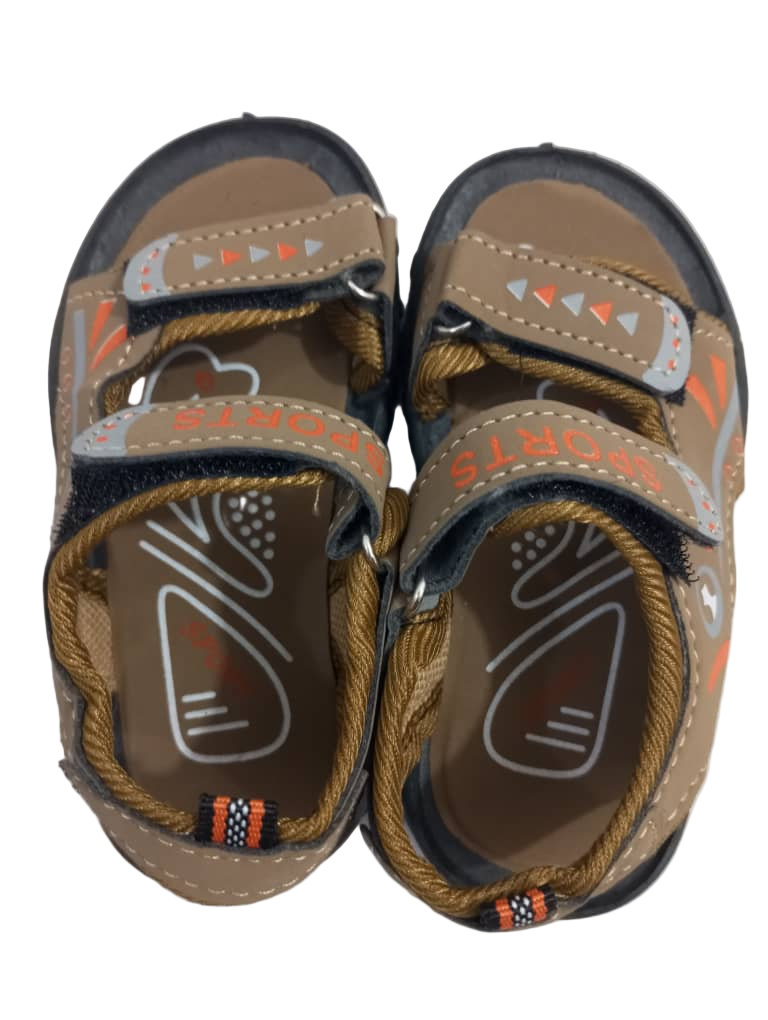 Unisex Fashion Baby Sandals, Brown | RSE15b
