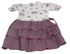 Elegant Children's Gown, White and Pink| NBA3a